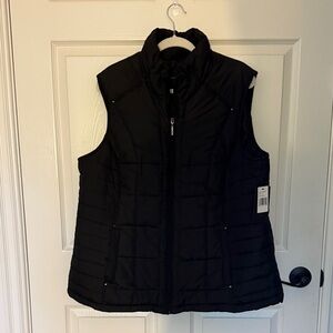 Weatherproof Women's Black Quilted Vest
